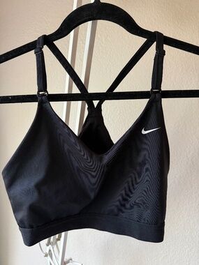 Nike Dri-Fit Black Sports Bra - Size L
